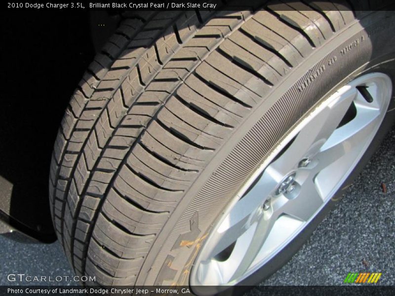 Brilliant Black Crystal Pearl / Dark Slate Gray 2010 Dodge Charger 3.5L