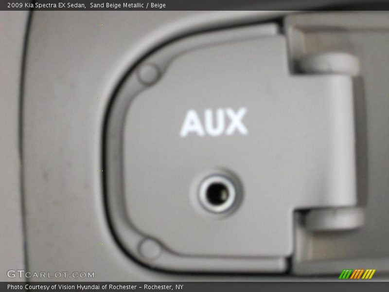 Sand Beige Metallic / Beige 2009 Kia Spectra EX Sedan