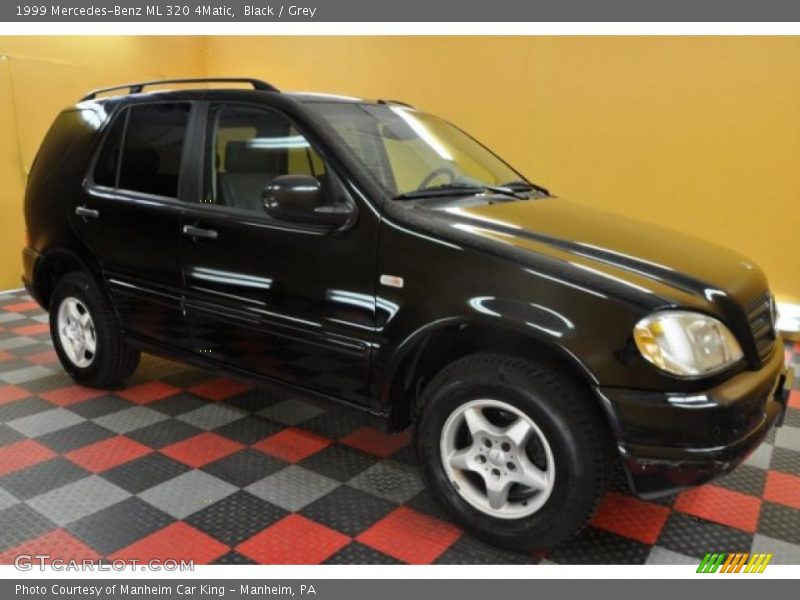 Black / Grey 1999 Mercedes-Benz ML 320 4Matic