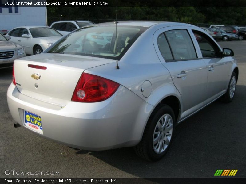 Silver Ice Metallic / Gray 2010 Chevrolet Cobalt LS Sedan