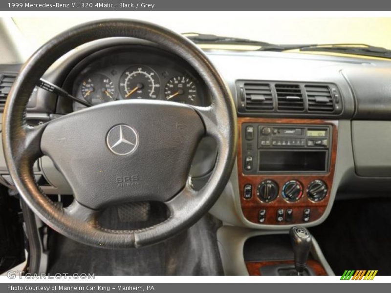 Black / Grey 1999 Mercedes-Benz ML 320 4Matic