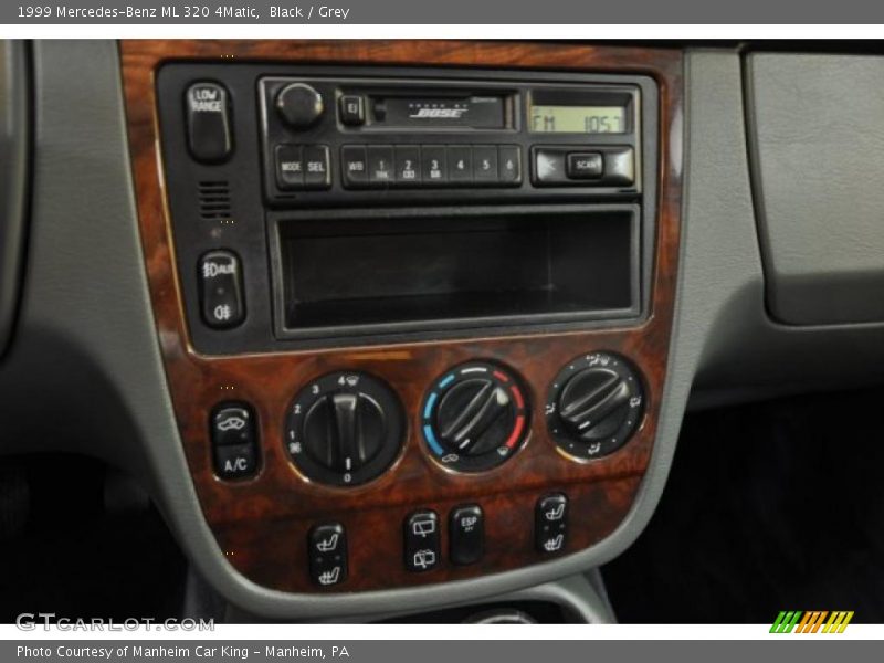 Black / Grey 1999 Mercedes-Benz ML 320 4Matic