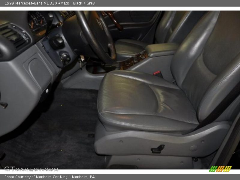 Black / Grey 1999 Mercedes-Benz ML 320 4Matic
