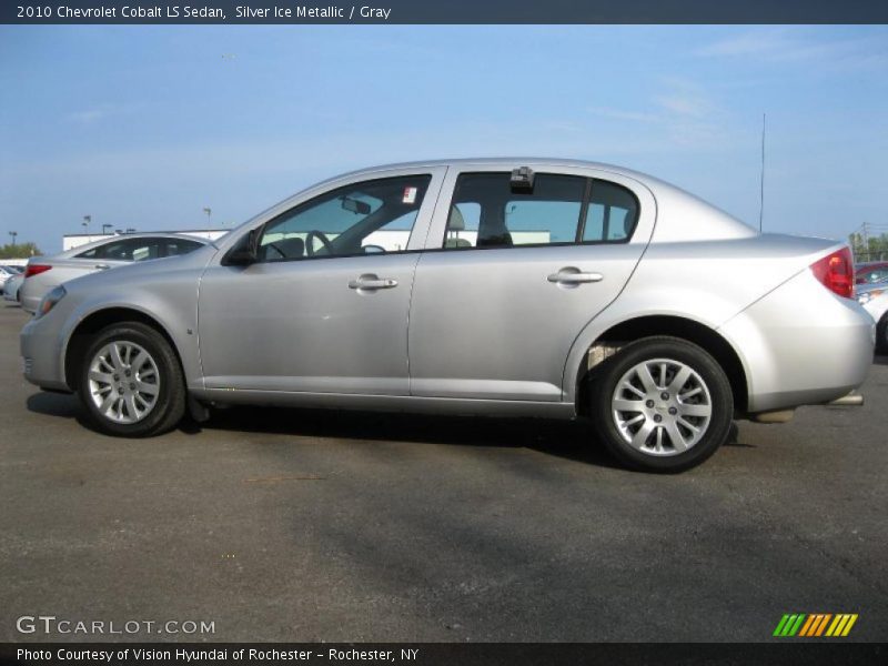 Silver Ice Metallic / Gray 2010 Chevrolet Cobalt LS Sedan