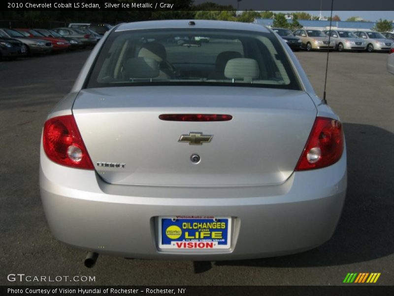 Silver Ice Metallic / Gray 2010 Chevrolet Cobalt LS Sedan