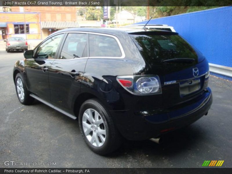 Brilliant Black / Sand 2007 Mazda CX-7 Grand Touring