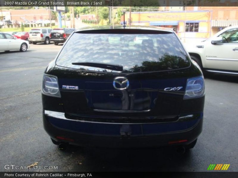 Brilliant Black / Sand 2007 Mazda CX-7 Grand Touring