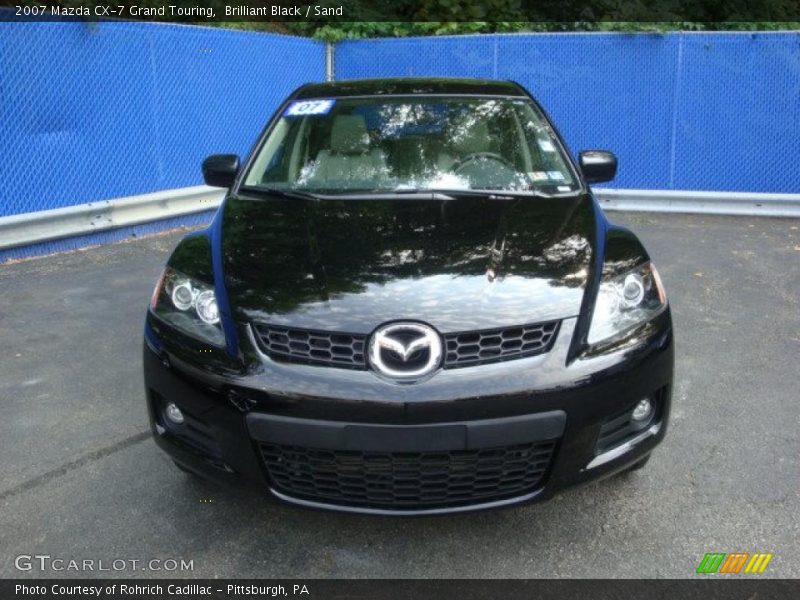 Brilliant Black / Sand 2007 Mazda CX-7 Grand Touring