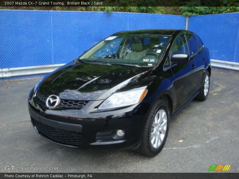 Brilliant Black / Sand 2007 Mazda CX-7 Grand Touring