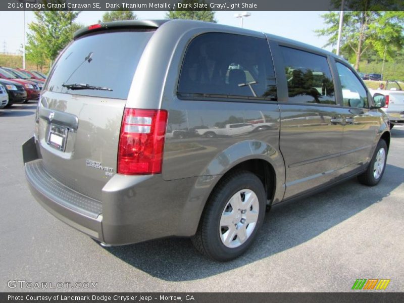 Dark Titanium Metallic / Dark Slate Gray/Light Shale 2010 Dodge Grand Caravan SE