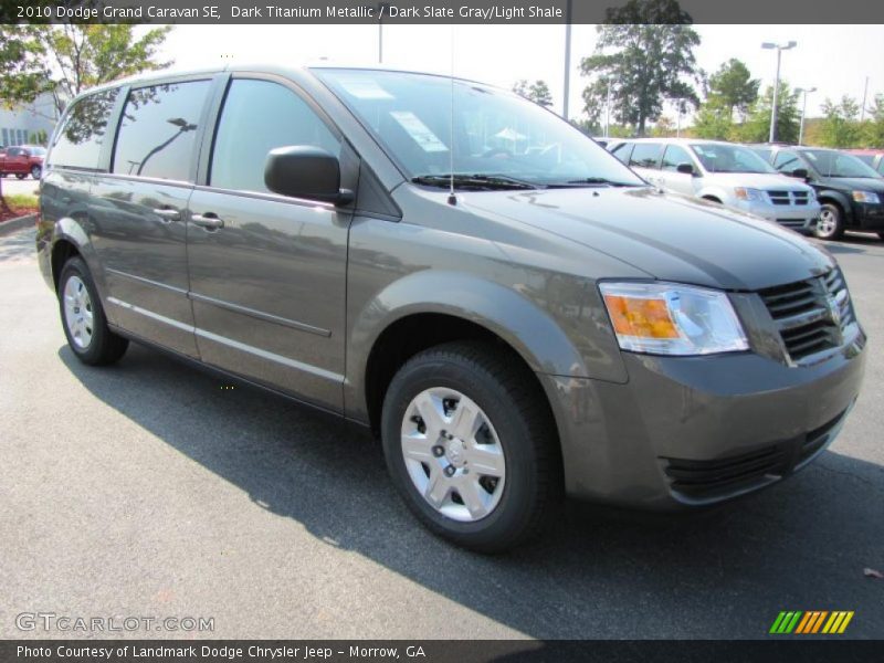 Dark Titanium Metallic / Dark Slate Gray/Light Shale 2010 Dodge Grand Caravan SE