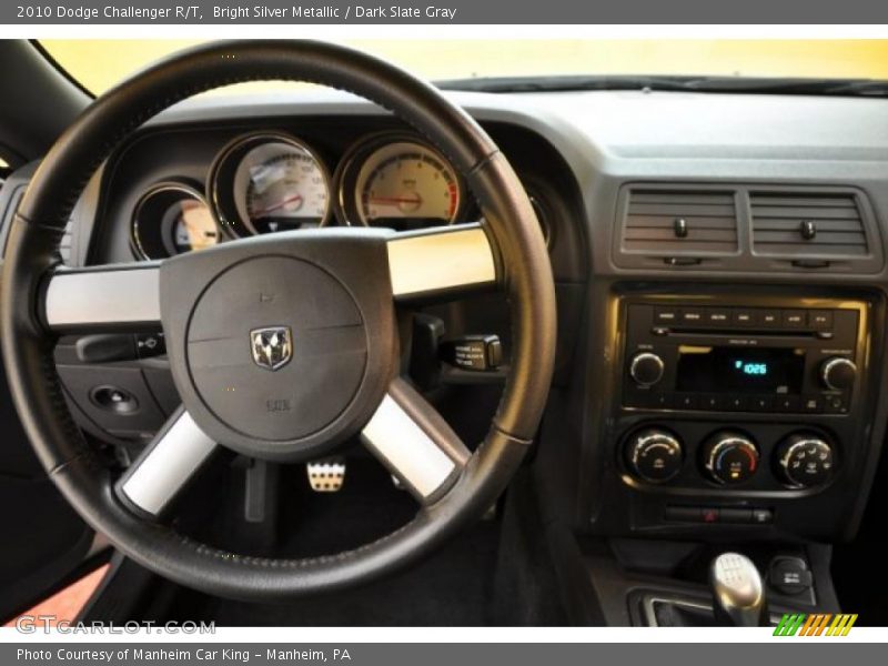 Bright Silver Metallic / Dark Slate Gray 2010 Dodge Challenger R/T