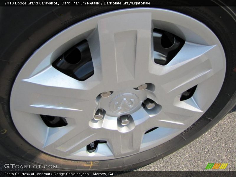 Dark Titanium Metallic / Dark Slate Gray/Light Shale 2010 Dodge Grand Caravan SE