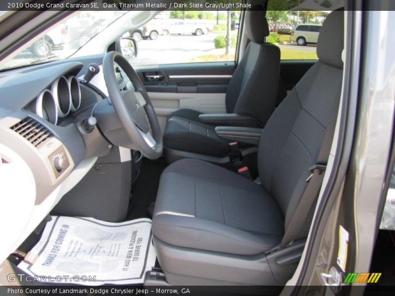Dark Titanium Metallic / Dark Slate Gray/Light Shale 2010 Dodge Grand Caravan SE