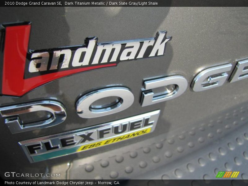 Dark Titanium Metallic / Dark Slate Gray/Light Shale 2010 Dodge Grand Caravan SE