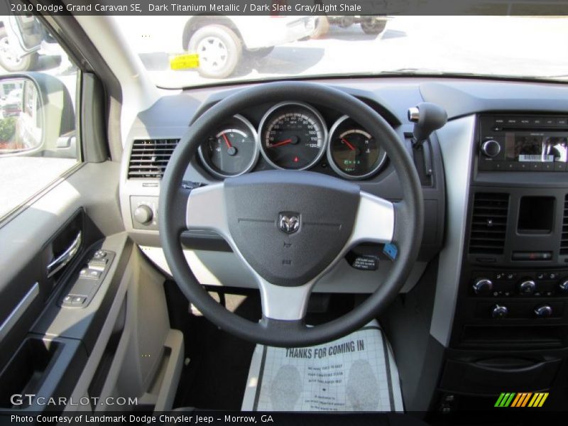 Dark Titanium Metallic / Dark Slate Gray/Light Shale 2010 Dodge Grand Caravan SE