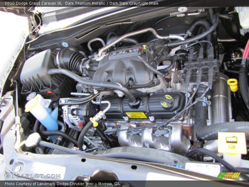 Dark Titanium Metallic / Dark Slate Gray/Light Shale 2010 Dodge Grand Caravan SE