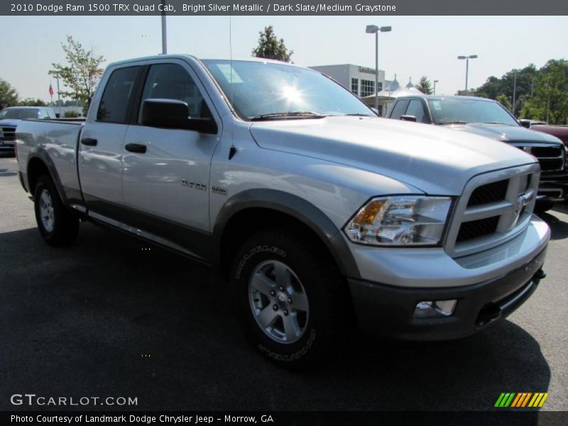 Bright Silver Metallic / Dark Slate/Medium Graystone 2010 Dodge Ram 1500 TRX Quad Cab