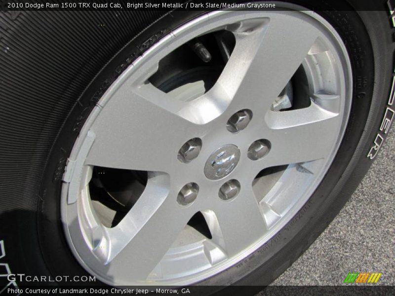 Bright Silver Metallic / Dark Slate/Medium Graystone 2010 Dodge Ram 1500 TRX Quad Cab