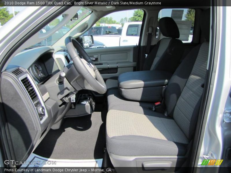 Bright Silver Metallic / Dark Slate/Medium Graystone 2010 Dodge Ram 1500 TRX Quad Cab