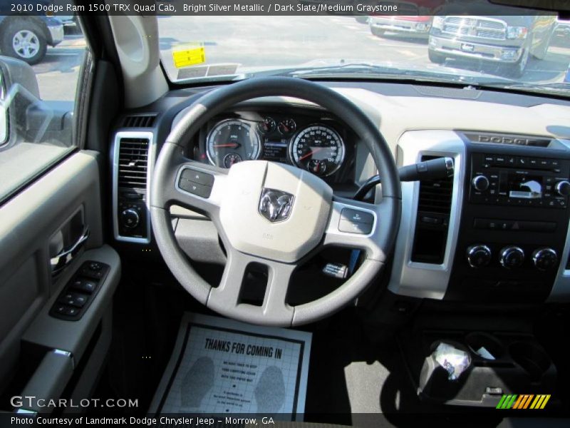 Bright Silver Metallic / Dark Slate/Medium Graystone 2010 Dodge Ram 1500 TRX Quad Cab