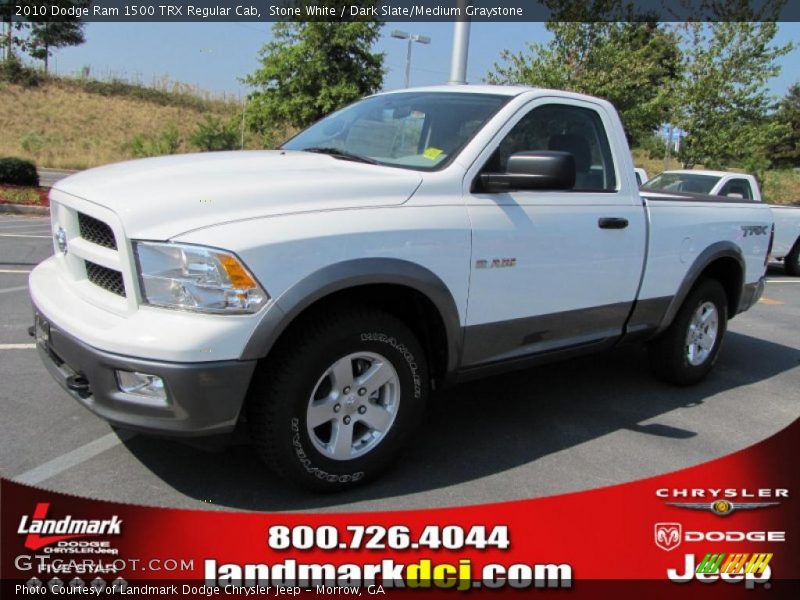 Stone White / Dark Slate/Medium Graystone 2010 Dodge Ram 1500 TRX Regular Cab