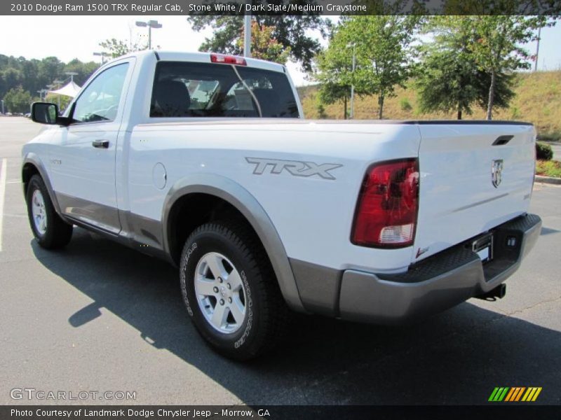 Stone White / Dark Slate/Medium Graystone 2010 Dodge Ram 1500 TRX Regular Cab