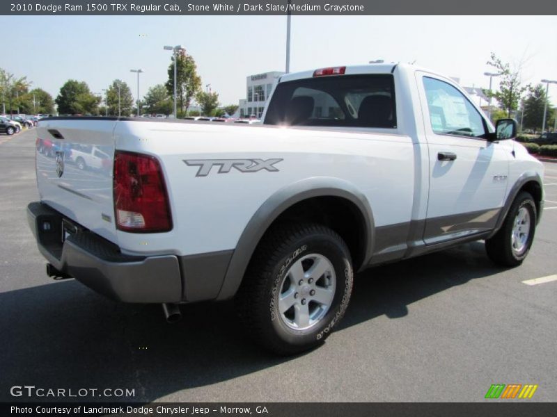 Stone White / Dark Slate/Medium Graystone 2010 Dodge Ram 1500 TRX Regular Cab