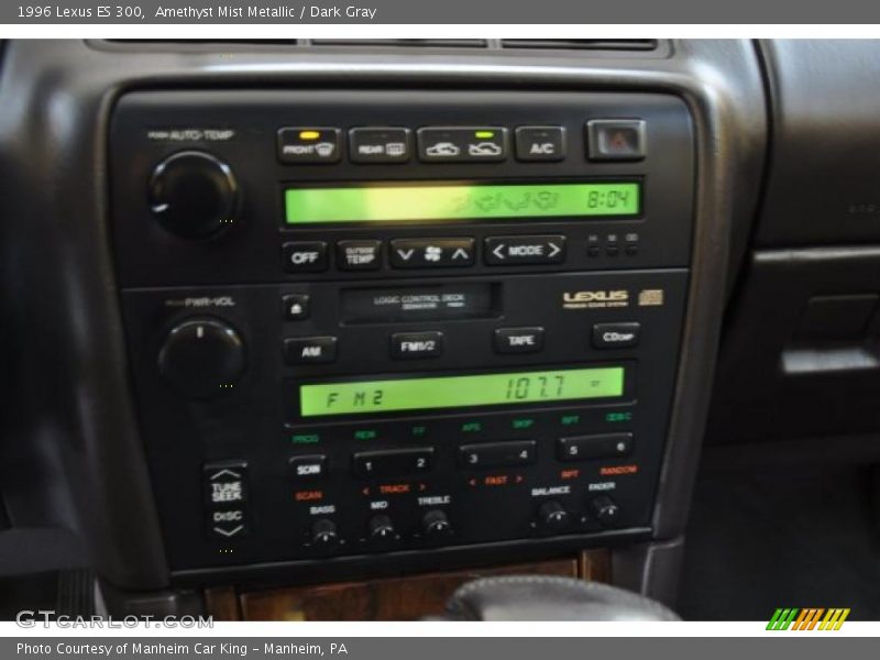 Amethyst Mist Metallic / Dark Gray 1996 Lexus ES 300