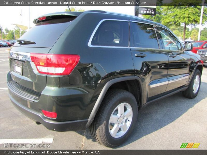 Natural Green Pearl / Dark Graystone/Medium Graystone 2011 Jeep Grand Cherokee Laredo