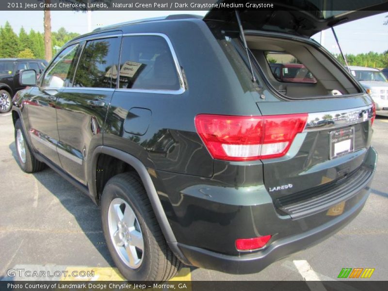 Natural Green Pearl / Dark Graystone/Medium Graystone 2011 Jeep Grand Cherokee Laredo