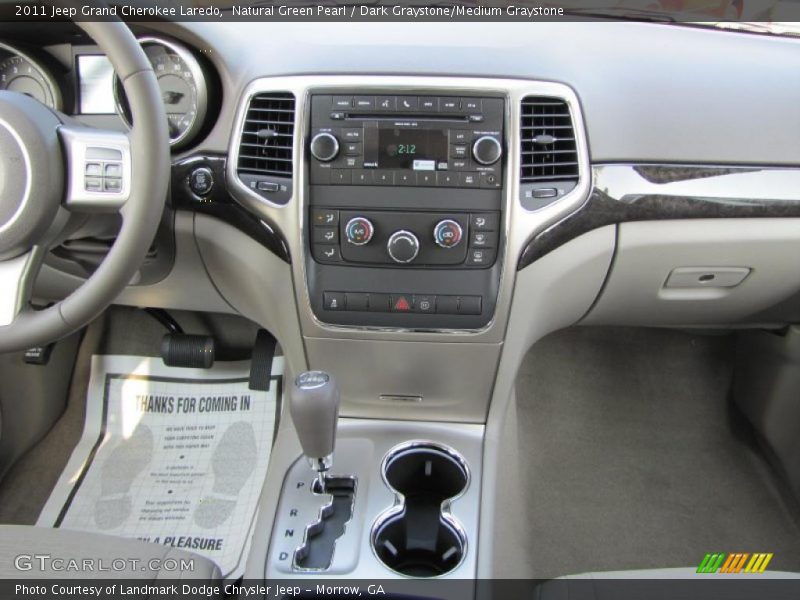 Natural Green Pearl / Dark Graystone/Medium Graystone 2011 Jeep Grand Cherokee Laredo