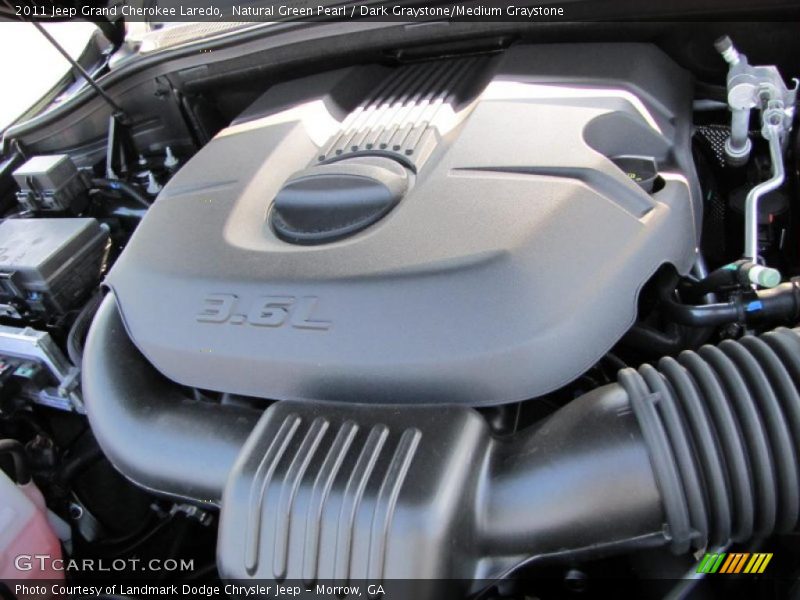 Natural Green Pearl / Dark Graystone/Medium Graystone 2011 Jeep Grand Cherokee Laredo