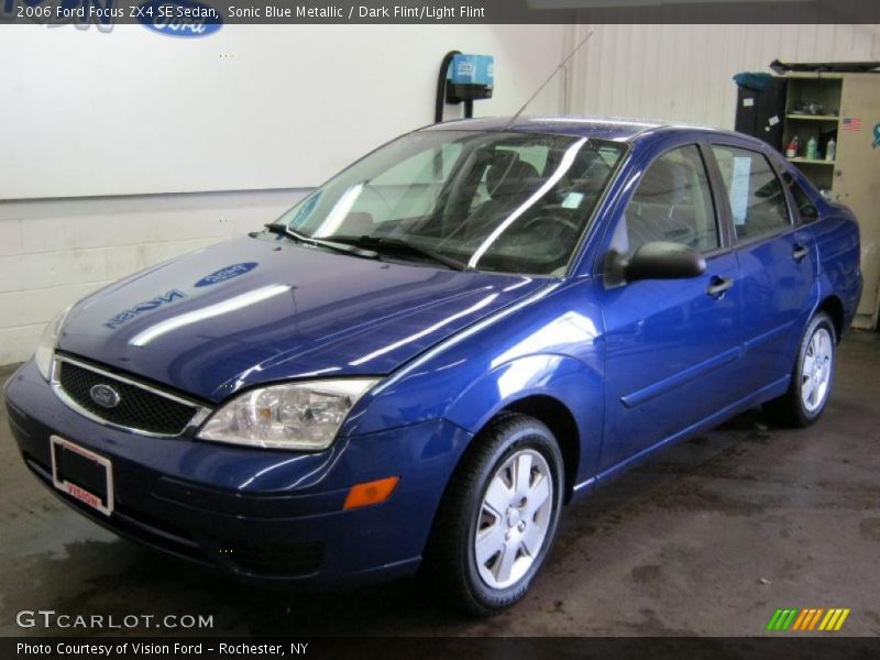 Sonic Blue Metallic / Dark Flint/Light Flint 2006 Ford Focus ZX4 SE Sedan
