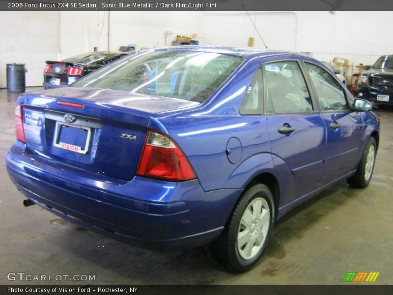 Sonic Blue Metallic / Dark Flint/Light Flint 2006 Ford Focus ZX4 SE Sedan