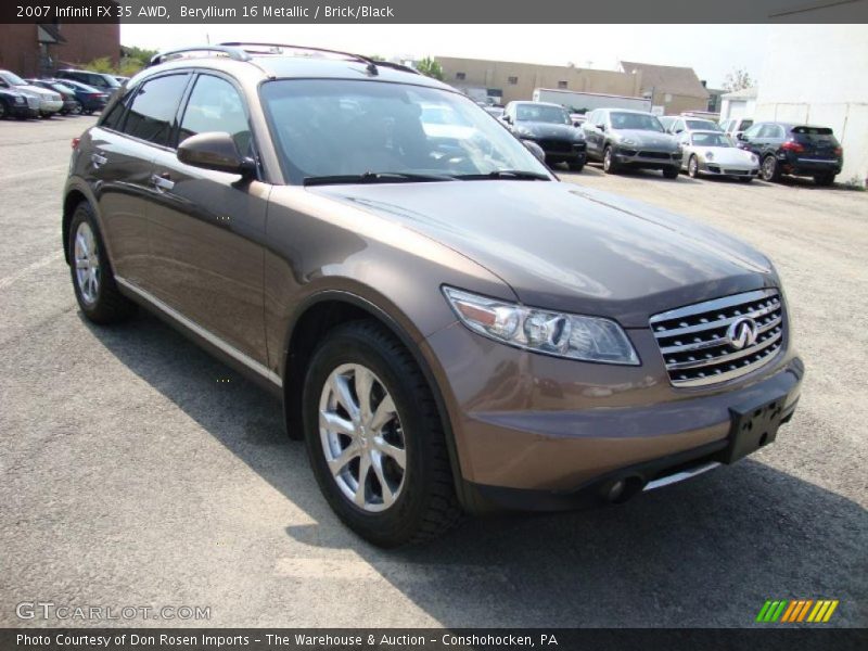 Beryllium 16 Metallic / Brick/Black 2007 Infiniti FX 35 AWD