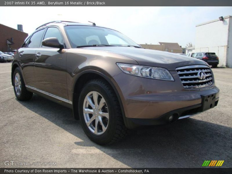 Beryllium 16 Metallic / Brick/Black 2007 Infiniti FX 35 AWD