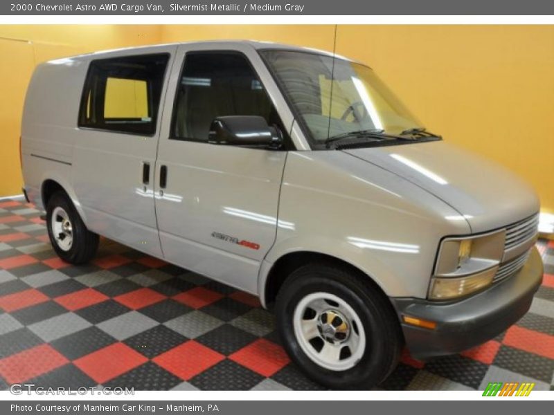 Silvermist Metallic / Medium Gray 2000 Chevrolet Astro AWD Cargo Van
