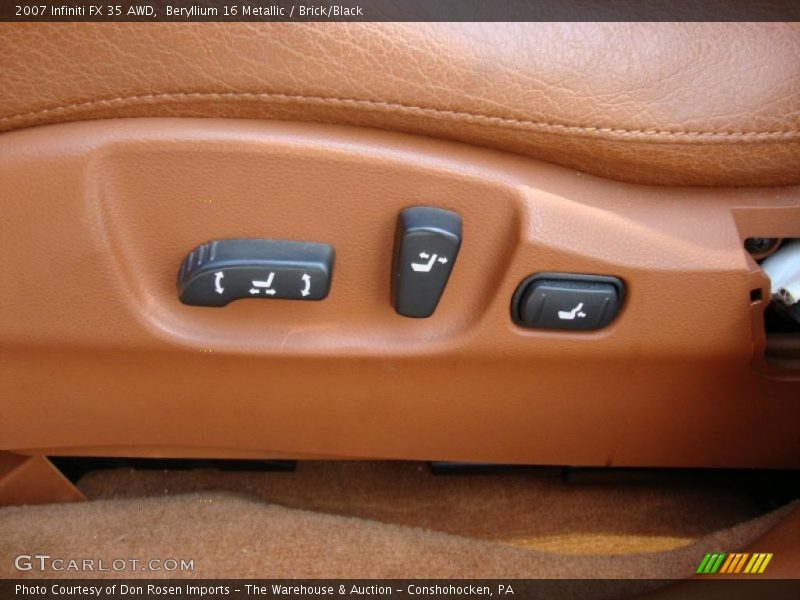 Beryllium 16 Metallic / Brick/Black 2007 Infiniti FX 35 AWD