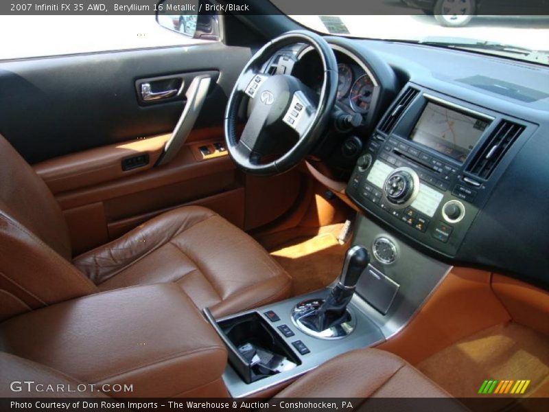Beryllium 16 Metallic / Brick/Black 2007 Infiniti FX 35 AWD