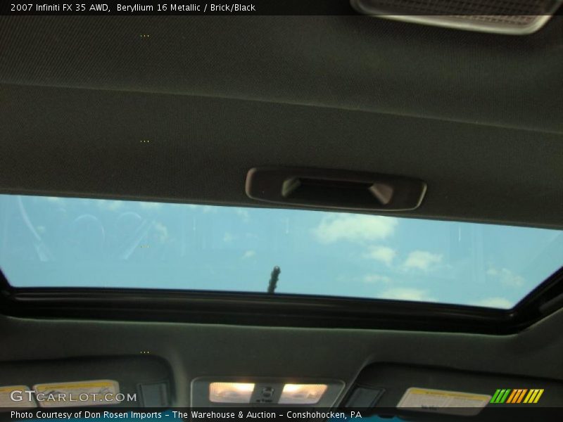 Beryllium 16 Metallic / Brick/Black 2007 Infiniti FX 35 AWD
