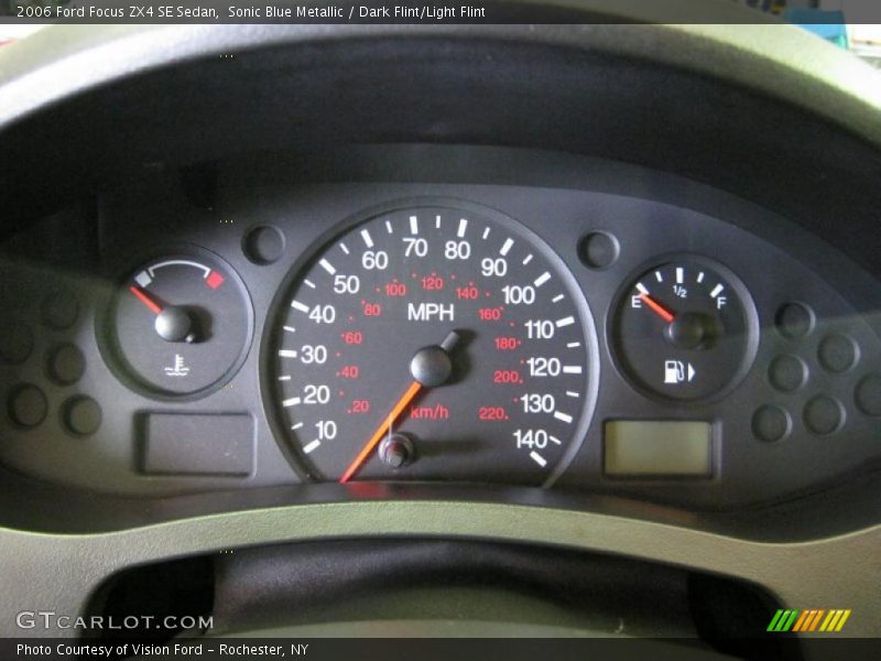 Sonic Blue Metallic / Dark Flint/Light Flint 2006 Ford Focus ZX4 SE Sedan