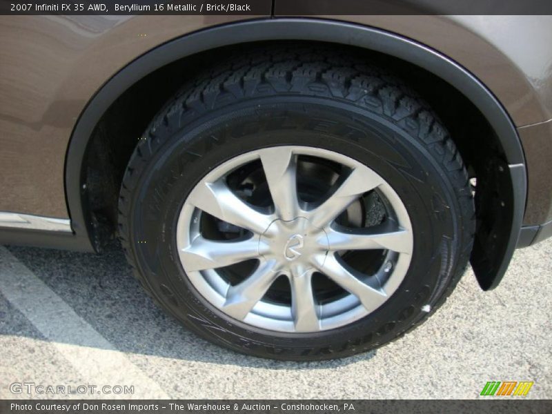 Beryllium 16 Metallic / Brick/Black 2007 Infiniti FX 35 AWD