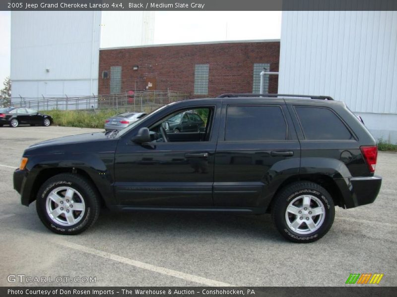 Black / Medium Slate Gray 2005 Jeep Grand Cherokee Laredo 4x4