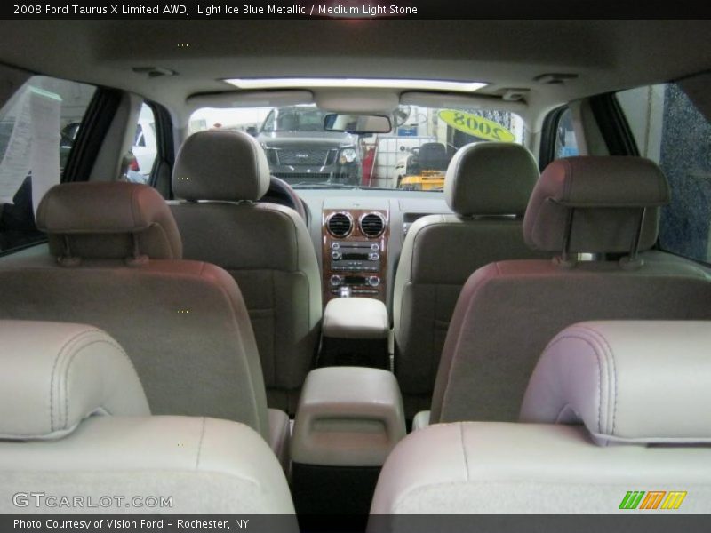 Light Ice Blue Metallic / Medium Light Stone 2008 Ford Taurus X Limited AWD