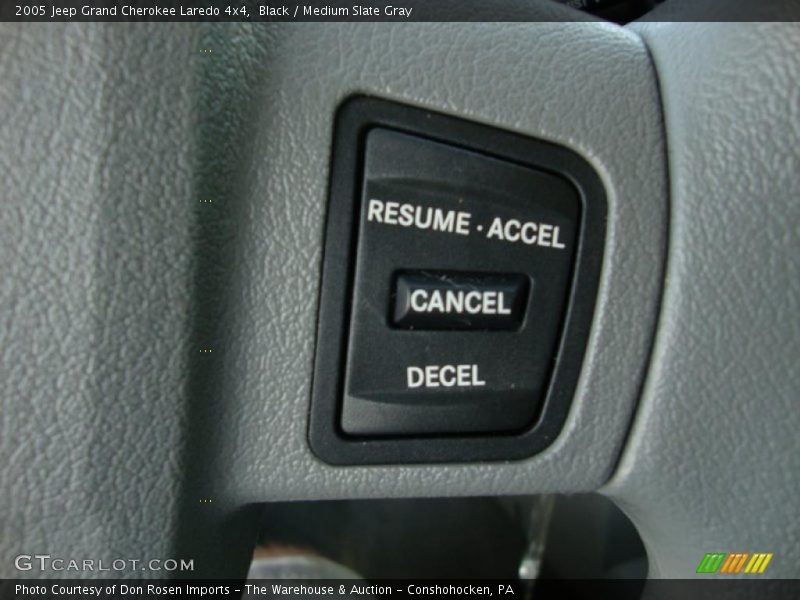 Black / Medium Slate Gray 2005 Jeep Grand Cherokee Laredo 4x4