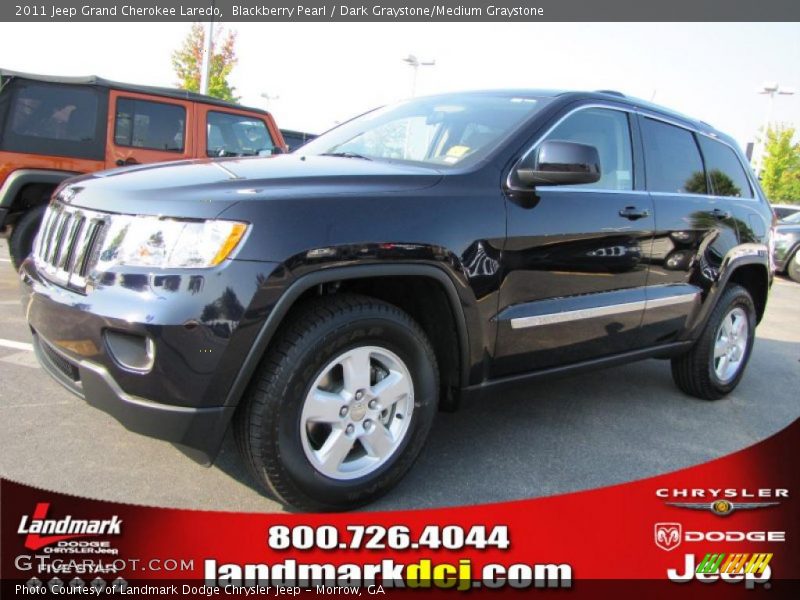 Blackberry Pearl / Dark Graystone/Medium Graystone 2011 Jeep Grand Cherokee Laredo