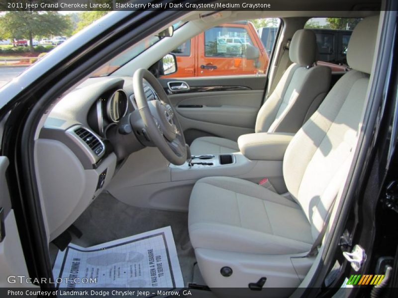 Blackberry Pearl / Dark Graystone/Medium Graystone 2011 Jeep Grand Cherokee Laredo