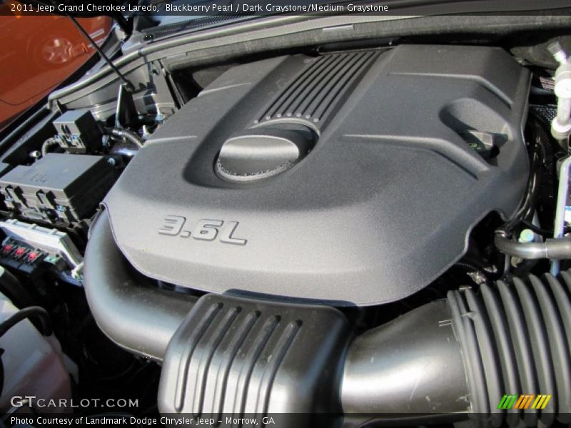 Blackberry Pearl / Dark Graystone/Medium Graystone 2011 Jeep Grand Cherokee Laredo