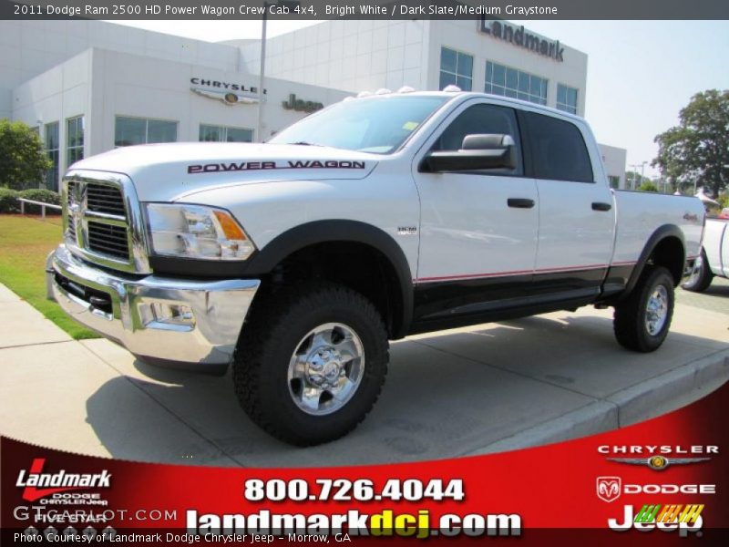 Bright White / Dark Slate/Medium Graystone 2011 Dodge Ram 2500 HD Power Wagon Crew Cab 4x4